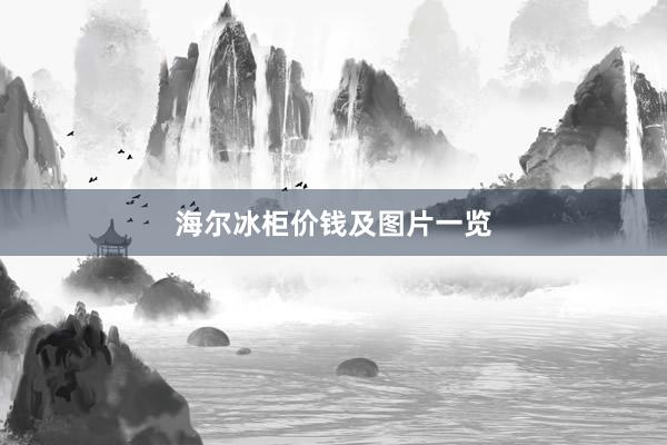 海尔冰柜价钱及图片一览